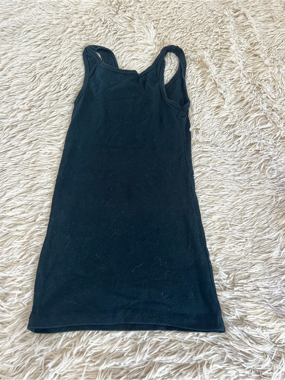 Mossimo Supply Co. Black Ribbed Racerback Tank - Picture 2 of 2